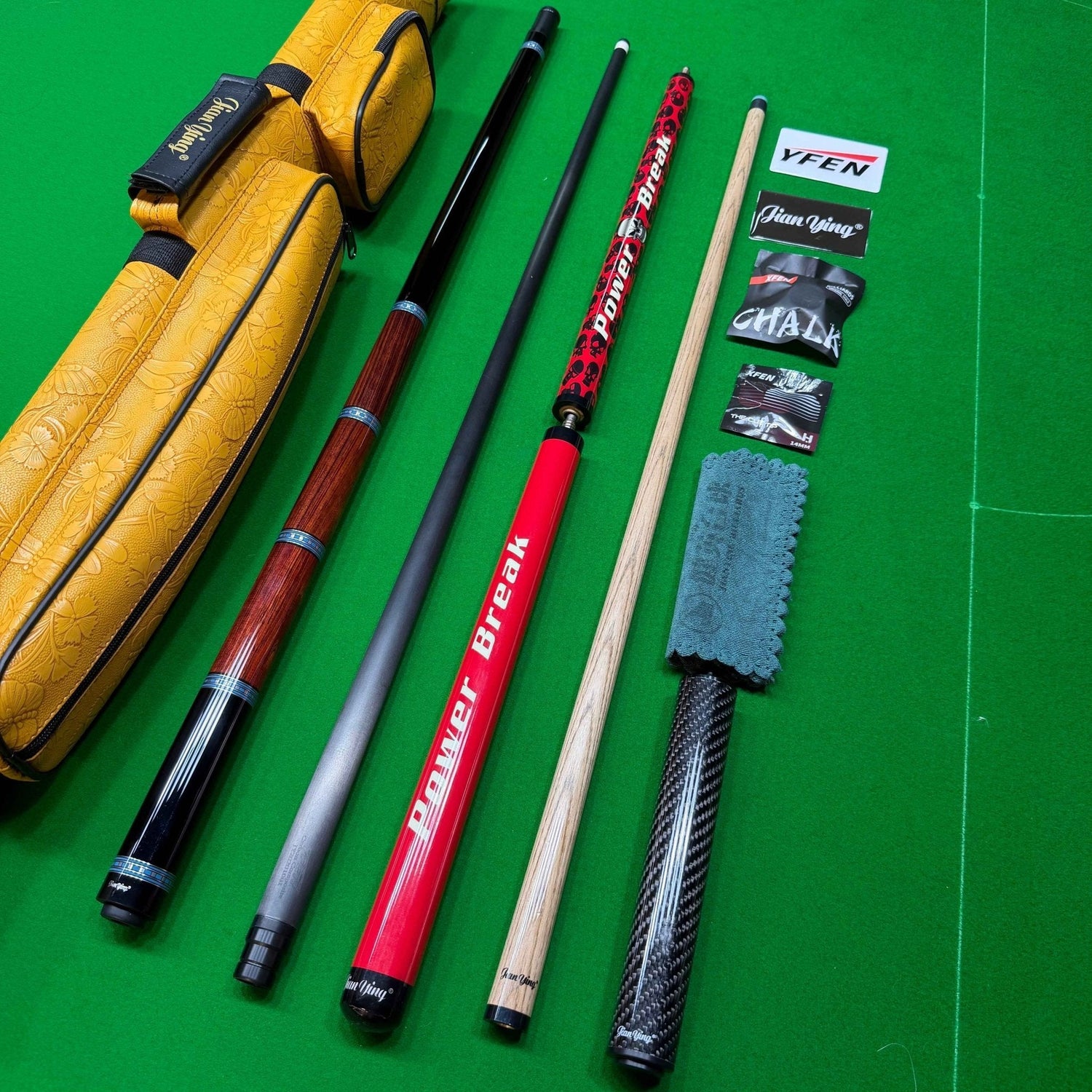 Carbon Fiber Cue Sets - JIAN YING Cues